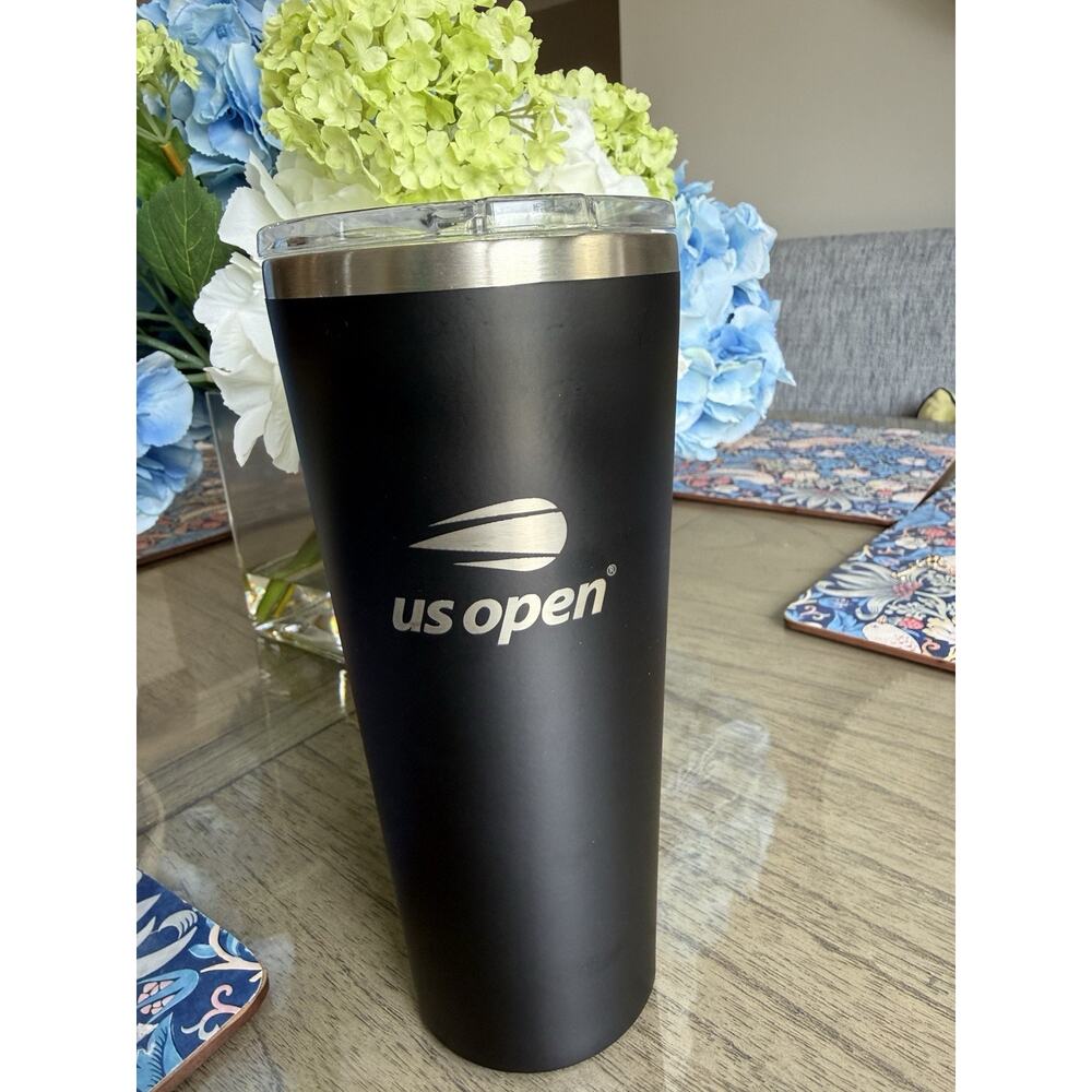 US Open Corkcicle Tumbler 24 Oz. Matte Black Insulated Stainless Steel New